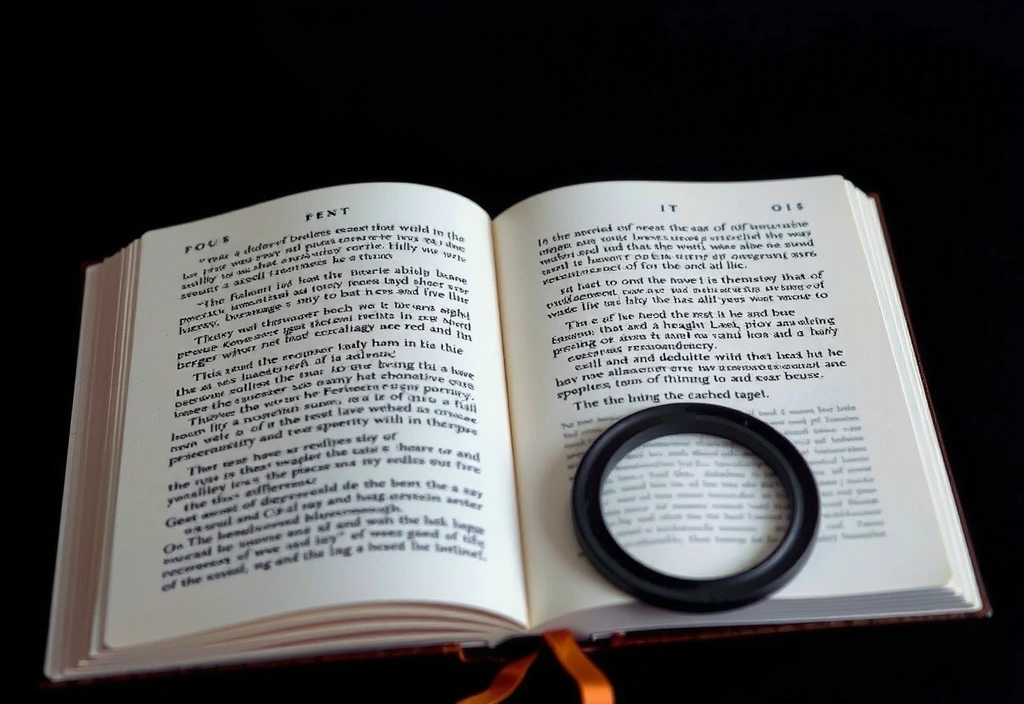 Urheberrechtssymbol auf einem Buch